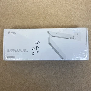 Secretlab Magnus Single Monitor Arm weiß verstellbar Tischhalterung PC Gaming Setup - Bild 1 von 9