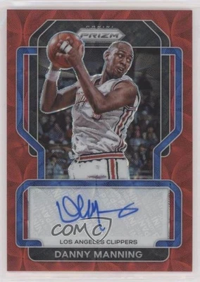 2021-22 Panini Prizm Signatures Choice Prizm Danny Manning #SG-DMG Auto - Image 1 of 2