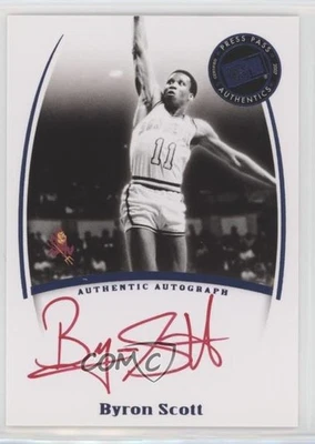 2007-08 Press Pass Legends Saturday Signatures Red Ink Byron Scott Auto - Image 1 of 2