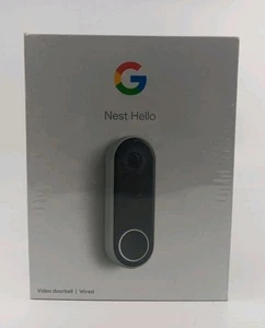 Google Nest Hello Wi-Fi Video Doorbell (Wired) (NC5100US) Brand New - Picture 1 of 7