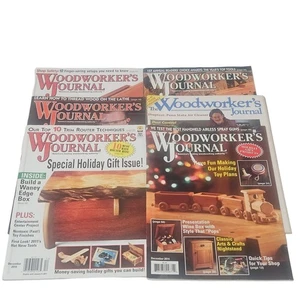 The Woodworker's Journal Magazines Lot of 6 1994 - 2015 - Picture 1 of 7