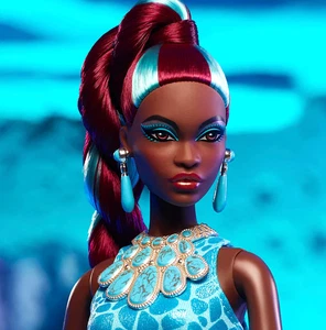 ❤ Barbie Signature ❤ Colección de fantasía de piedras preciosas: muñeca turquesa #HJX21 NUEVA EN CAJA - Imagen 1 de 8