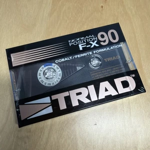 That's TRIAD F-X 90 Sesgo Normal Cobalto Ferrita Audio Cassette Cinta NUEVO JAP - Imagen 1 de 8