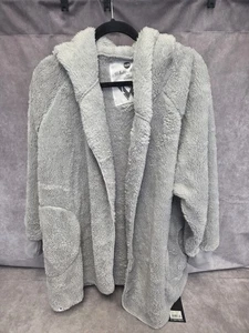 Chaqueta de piel gris para mujer talla 1XL-2XL - Imagen 1 de 3