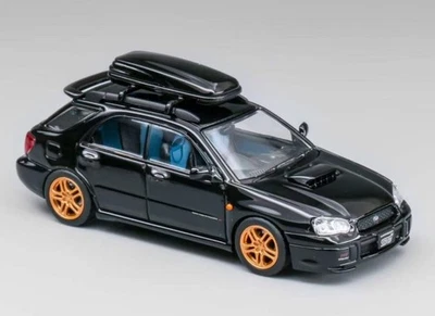 SUBARU Impreza WRX Sti Wagon - 8th Gen  - black - FURUYA 1:64 - Immagine 1 di 4