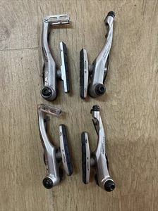 Coppia freni bici Shimano Deore LX BR-M580 V-brake mountain bike front-rear - Imagen 1 de 1