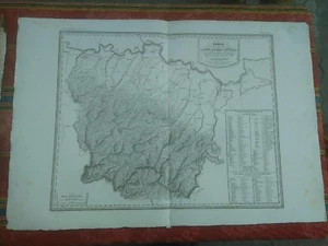 1844 Zuccagni-Orlandini Carta dei Ducati di Parma Piacenza Guastalla Mappa - Picture 1 of 3