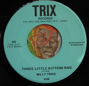 HEAR Willy Trice 45 Three Kittens Rag / One Dime TRIX R&B blues EX - Bild 1 von 2
