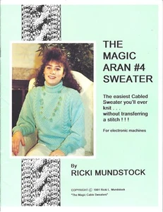 MAGLIONE MAGIC ARAN #4 di Ricki Mundstock - Cavi senza trasferimento - Elec. - Foto 1 di 2