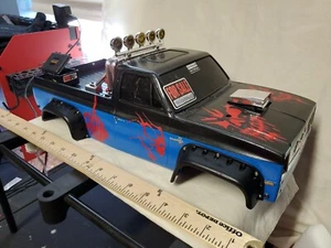 Tamiya RC 1/10 Clodbuster Hard Body Custom Paint + Scale Boxes. "READ" Body Only - Picture 1 of 21