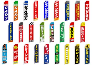 Car Dealership Swooper Feather Flutter Flag Auto Dealership - Picture 1 of 29