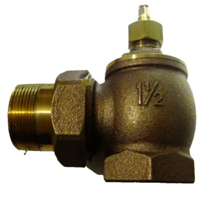 Legend 1-1/2", 60 Psi WOG, FNPT x MNPT, Steam Radiator Valve, 15 Psi Steam Press - Picture 1 of 7