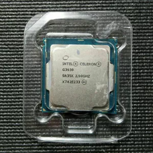 Intel Celeron G3930 2.90 GHz 2-Core 2MB SR35K GPU LGA-1151 Desktop CPU Processor - Picture 1 of 3