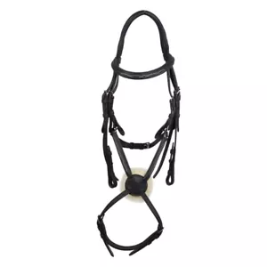 Eco Rider Ultra Comfort Galway Grackle Trense braun | anatomisch, gepolstert, weich - Bild 1 von 1