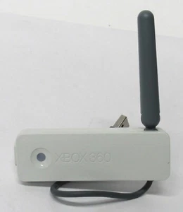 Official Microsoft Wifi Wireless Network Adapter for Xbox 360 White Original - Picture 1 of 3