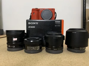 Sony Alpha a6600 Camera Lens Bundle
