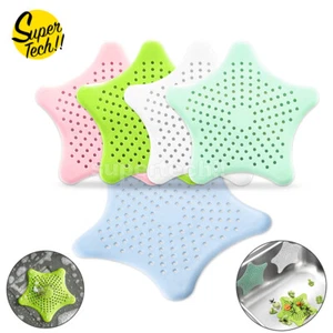 New Bathroom Drain Hair Catcher Bath Stopper Sink Strainer Filter Shower Covers - Picture 1 of 13