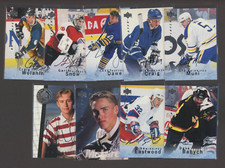 1995-96 Upper deck Be a Player Autograph Lot (9)     *8067