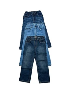 The Children’s Place Pair Of 3 Jeans Boys Size 3T Adjustable Waist Brand New - Picture 1 of 9
