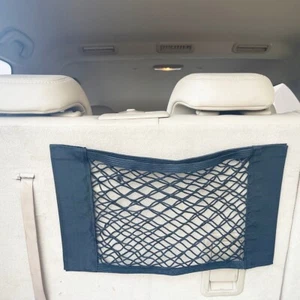Bolsa de red de almacenamiento de vehículos bolsa de almacenamiento de gancho y bucle colgante en el coche 38cmX25cm - Imagen 1 de 14