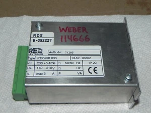 REOVIB-033 RED ELEKTRONIK 230V 50/60 100k 3A Thyristor - Picture 1 of 7