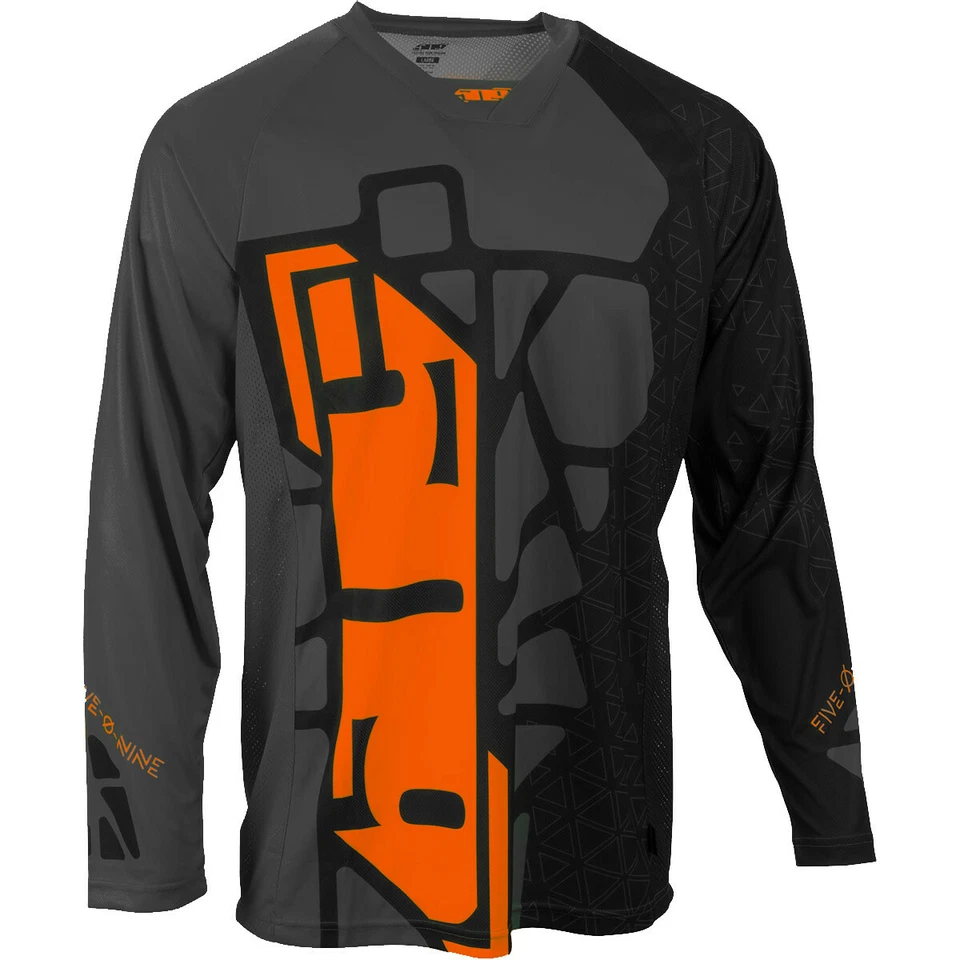 Camiseta deportiva 509 Ridge Dirt Bike, motocross, Black Fire Hextant, grande, extra grande XL Foto 1 de 4