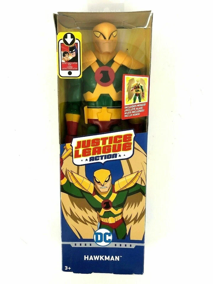 HAWKMAN ( 12" )  ( 2017 ) DC JUSTICE LEAGUE ACTION FIGURE ( MATTEL ) - Image 1 of 1