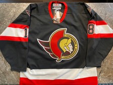 Marian Hossa 1997-98 Black Ottawa Senators CCM ROOKIE Jersey Size 54 BNWT