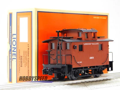 LIONEL LEHIGH VALLEY BOBBER CABOOSE #2608 freight train 2322010 - 2322016  NEW - Image 1 of 4