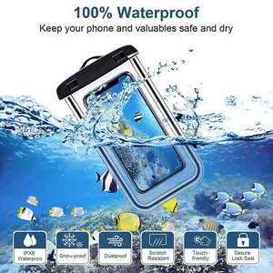 Waterproof Underwater Case Swimming Dry Bag Pouch For iPhone 15 14+ 13 12 11 16e - Picture 1 of 7