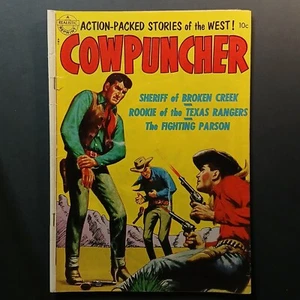 1953 Cowpuncher Realistic Comic Book #1 "Action-Packed Stories of the West" - Picture 1 of 3
