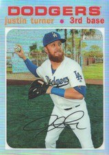 2020 Topps Heritage Chrome Spring Mega Box Refractor #THC30 Justin Turner /571