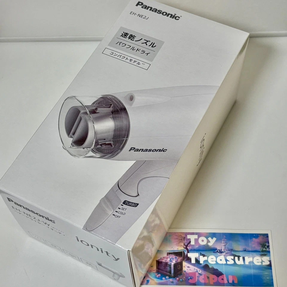 Secador de pelo Panasonic Ionity (compacto de secado rápido) EH-NE2J-W blanco (AC100V) nuevo Foto 1 de 4