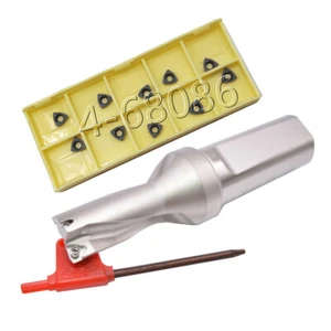 WC-19-5D-C25 19 mm U taladro indexable Φ19-5D para 10 piezas WCMT030208-SF LF6018 - Imagen 1 de 4