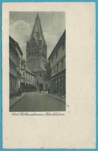 AK Ansichtskarte Postkarte Soest Rathausstraße und Patroklusdom Altertümer - Bild 1 von 2