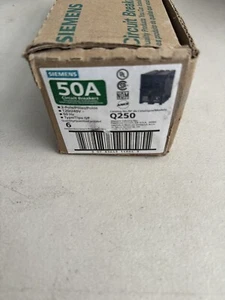 Lot Of (6) Siemens Q250 Circuit Breakers - Picture 1 of 3