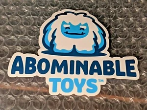 3 ABOMINABLE TOYS Stickers  - Chomp - Picture 1 of 1
