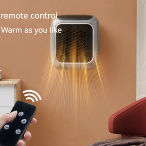 Mini Fan Heater Wall-mounted Dormitory Warm Artifact - Picture 1 of 11