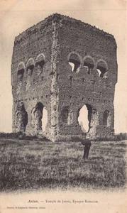 Cpa Autun (71) – Tempio Di Giove – Epoca Romana – Nourry & Guignard - Foto 1 di 2