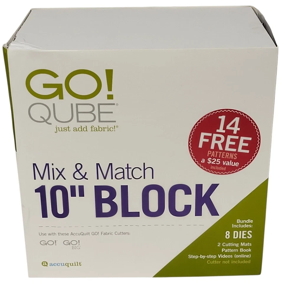 AccuQuilt Go Qube Mix & Match 10" Block