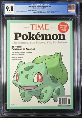 Time Pokémon 25th Anniversary Bulbasaur Variant Jan 25 CGC 9.8 - Image 1 of 3
