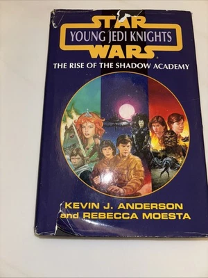 Star Wars Young Jedi Knights 1996-Rise of the Shadow Academy Rare HC/DJ Foto 1 de 4