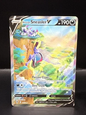 Pokémon TCG Hisuian Sneasler V (Alternate Full Art) 175/189 Astral Radiance - Image 1 of 4