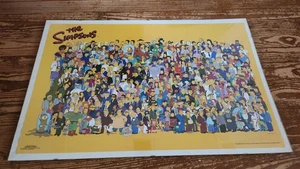 Simpsons Character Poster From Scorpio Posters Framed - Picture 1 of 2