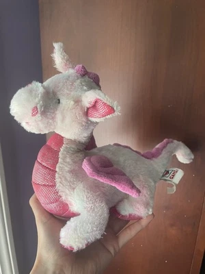 Retired Ganz Webkinz Whimsy Dragon HM156 Sparkly Pink PLUSH 11" NO CODE - Image 1 of 4