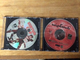 Wipeout and Virtua Cop for Sega Saturn - Discs Only
