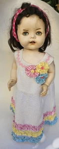 Pedigree 1950s 21" Walker Doll Hard Plastic Made in England  Original Dress Toys - Bild 1 von 16