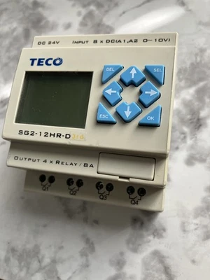29318 TECO RELÉ LÓGICO PROGRAMABLE SG2-12HR-D Foto 1 de 4