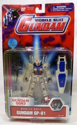 Figura de colección 2001 Bandai Mobile Suit Gundam GP-01 4,5" nueva sellada Foto 1 de 4