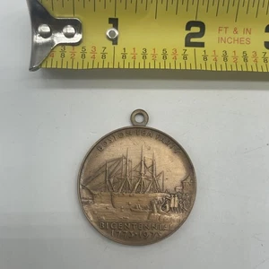 1973 1974 Boston Tea Party Bicentennial 82nd Convention Award Medal Numismatic - Bild 1 von 4